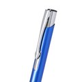 Bolígrafo aluminio de colores con pulsador y clip