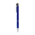 Bolígrafo de aluminio detalles cromados Royal TINTA AZUL