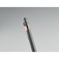 Bolígrafo de aluminio con detalles oro rosa