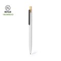 Bolígrafo de Aluminio Reciclado y pulsador Bambú