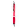 Bolígrafo Automático ABS Rojo Transparente