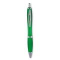 Bolígrafo Automático ABS Verde Transparente