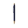 Bolígrafo azul con acabado goma Marino Tinta Azul