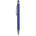 Bolígrafo azul con textura suave