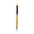 Bolígrafo de Bambú y Caña en Color Rojo