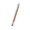 Bolígrafo de bambú ecológico con puntero táctil
