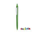 Bolígrafo Carioca de colores con clip metálico Verde