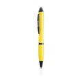 Bolígrafo en colores flúor con puntero y detalles en negro Amarillo