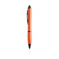 Bolígrafo en colores flúor con puntero y detalles en negro Naranja