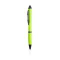 Bolígrafo en colores flúor con puntero y detalles en negro Verde Claro