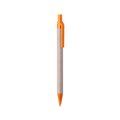Bolígrafo Compostable PLA y Cartón Naranja