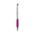Boligrafo con puntero táctil de color Fucsia