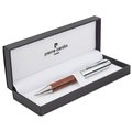 Bolígrafo Cromado de Madera Elegante PT