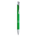 Bolígrafo con cuerpo de aluminio Verde Helecho TINTA AZUL