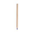 Bolígrafo ecológico en bambú con punta de colores  Azul