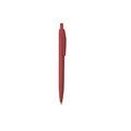 Bolígrafo ecológico de caña de trigo monocolor moteado y resistente ABS Rojo