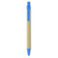 Bolígrafo ecológico de fibra de almidón de maíz y tinta azul Azul
