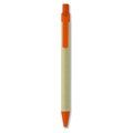 Bolígrafo ecológico de fibra de almidón de maíz y tinta azul Naranja