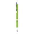 Bolígrafo de fibra de trigo con pulsador Verde Oasis Tinta Azul