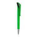 Bolígrafo giratorio acabado brillo NEGRO/VERDE HELECHO Tinta Azul