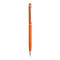Bolígrafo giratorio de aluminio Naranja TINTA AZUL