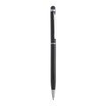 Bolígrafo giratorio de aluminio Negro TINTA AZUL
