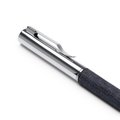 Bolígrafo giratorio de metal y RPET en funda