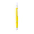 Bolígrafo higienizante de colores con pulverizador recargable Amarillo