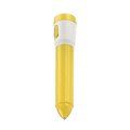 Bolígrafo Linterna LED con Capucha Amarillo