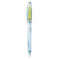 Bolígrafo marcador 2 en 1 translúcido Amarillo Tinta Azul