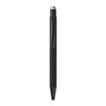 Bolígrafo negro ideal para grabado láser a color con puntero a juego Plata