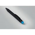Bolígrafo negro ideal para grabado láser a color con puntero a juego