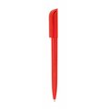 Bolígrafo en plástico monocolor brillante Rojo