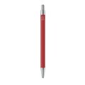 Bolígrafo Pulsador de Aluminio Reciclado Rojo