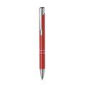 Bolígrafo Pulsador Aluminio Tinta Azul Rojo