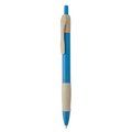 Bolígrafo pulsador de fibra de trigo Royal Claro Tinta Azul
