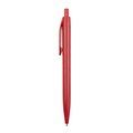 Bolígrafo con pulsador realizado fibra de trigo Rojo Tinta Azul