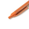 Bolígrafo con pulsador realizado fibra de trigo