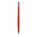 Bolígrafo con puntero colores mate y detalles plateados Naranja