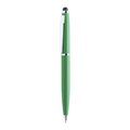 Bolígrafo con puntero colores mate y detalles plateados Verde