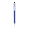 Bolígrafo con puntero táctil negro y cuerpo de color Azul