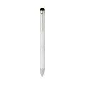 Bolígrafo con puntero táctil negro y cuerpo de color Blanco