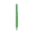 Bolígrafo roller metalizado con tapa Verde