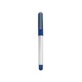 Bolígrafo roller de plástico con clip metálico  Azul