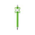 Bolígrafo spinner antiestrés con clip esférico para personalización Verde Claro