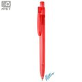 Bolígrafo Tranparente rPET clip Marcaje