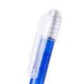 Bolígrafo transparente de colores con cómodo apoyo