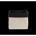 Bolsa para accesorios de tela de algodón reversible Natural / Black S