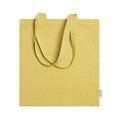 Bolsa de algodón 100% de asas largas Amarillo Talla Única Adulto