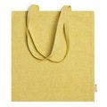 Bolsa de algodón 100% de asas largas Amarillo